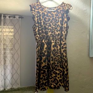 Cheetah print dress